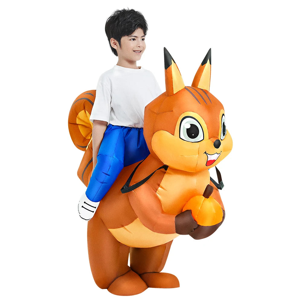 Kids Child Dinosaur Inflatable Costume Anime Purim Halloween Christmas Party Cosplay Costumes Dress Suits for Boys Girls