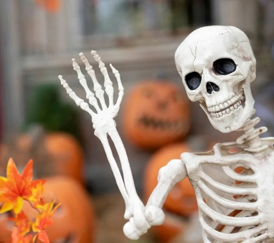 Simulation Skeleton Halloween Decoration 40/60/90/170cm Giant Skeleton Horror Decoration Home Halloween Party Skeleton Ornaments