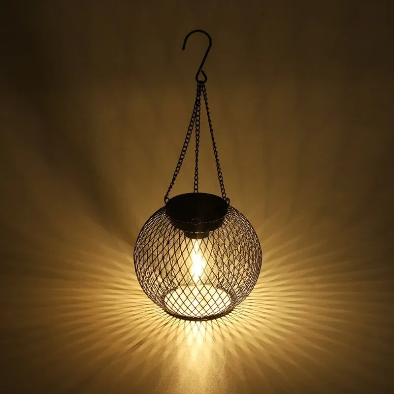 Solar Lantern Outdoor, Solar Lights for Outside Decorative Outdoor Hanging Lights Waterproof Solar Lanterns, yard garden lamp