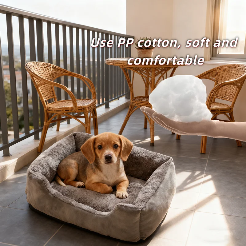 Cat nest in winter warm deep sleep in winter pet small dog dog kennel four seasons universal cat supplies sleeping pad