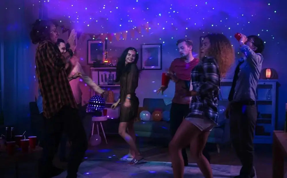 Astronaut Starry Sky Projection Light Full of Stars Ambient Light Spaceman Laser Nebula Water Ripple Bedroom Projection Light