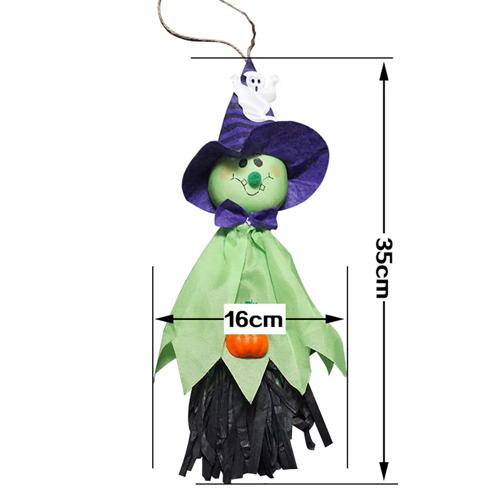 Halloween Ghost Doll Pendant,Halloween Home Haunted House Kindergarten Hanging Decorations Props