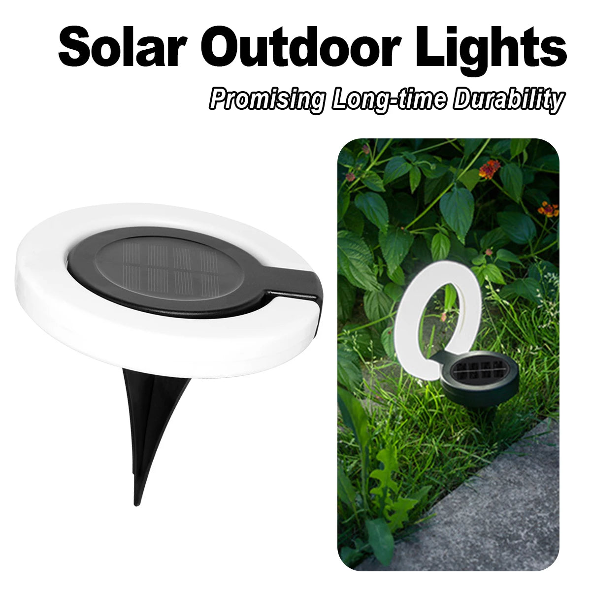 Led Solar Waterproof Atmosphere Light Lights For Outdoor Underground Deck Folding Garden Stairs Decoration Powered Step Driveway