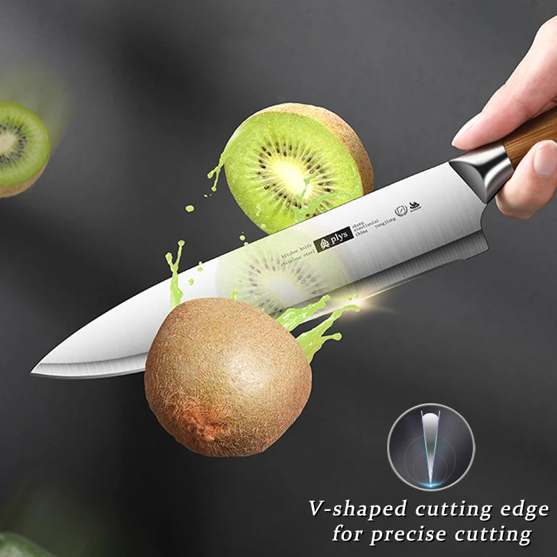 Professional Kitchen Knife 4-piece set, home sharp cleaver,Multi-purpose slicer,Professional Chef Knife,Fixed blade paring knife