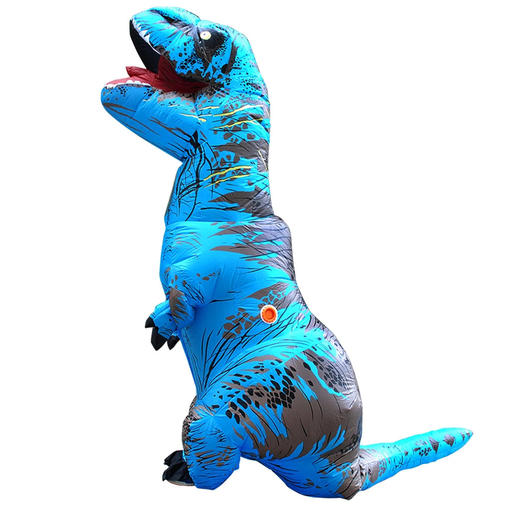 Halloween T-Rex Dinosaur Inflatable Costume Full Body Dinosaur Cosplay Adult Costumes Funny Party Props Christmas Costume Kids