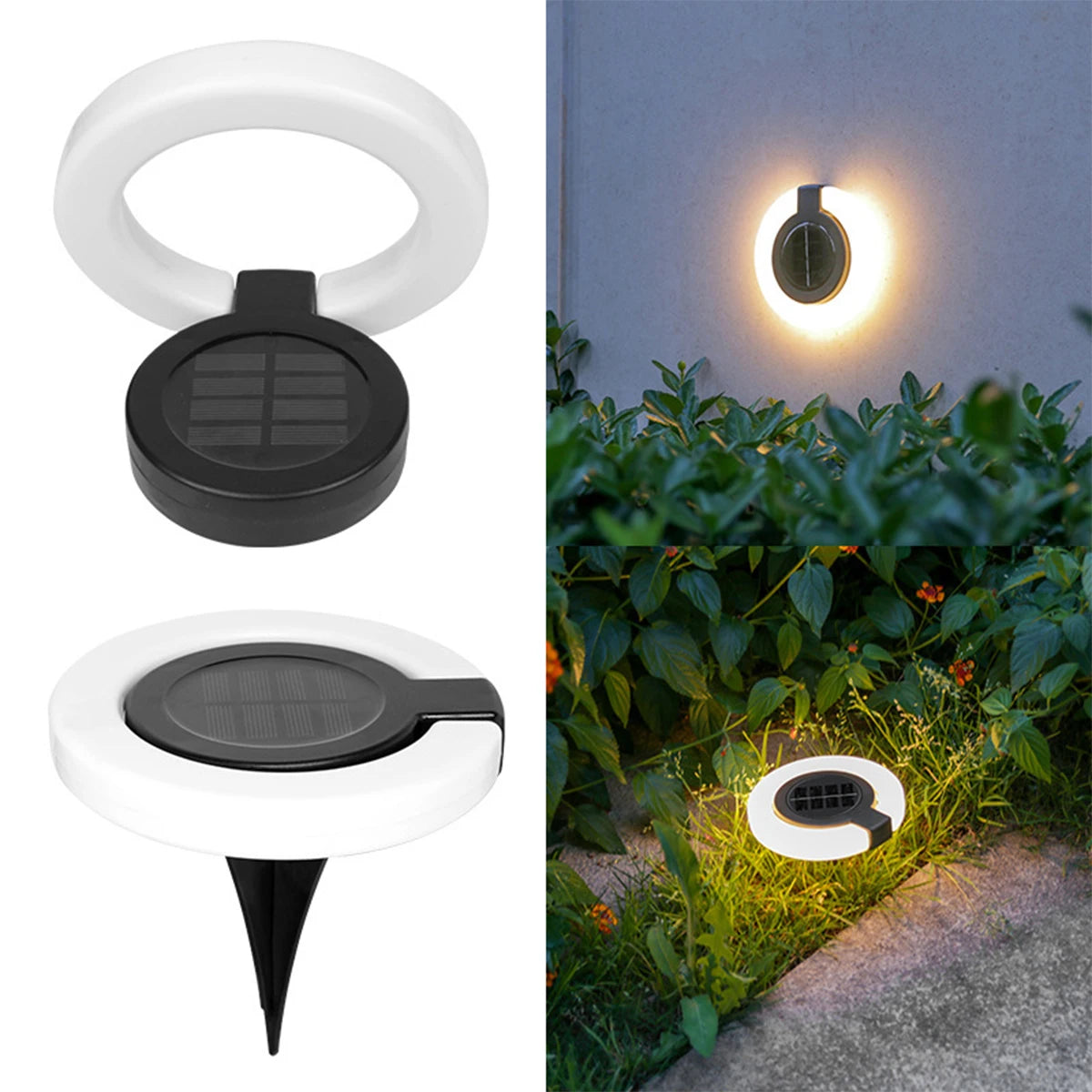 Led Solar Waterproof Atmosphere Light Lights For Outdoor Underground Deck Folding Garden Stairs Decoration Powered Step Driveway