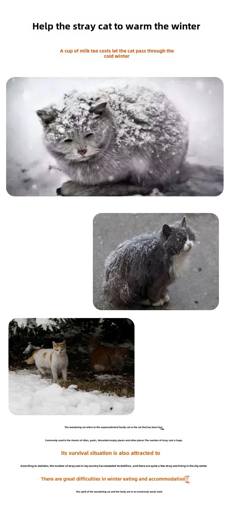 Waterproof Warm Cat Dog House, Winter Outdoor Stray Pet Cave Bed, Foldable Small Dog Puppy Sleeping Bag for Indoor Use Supplies