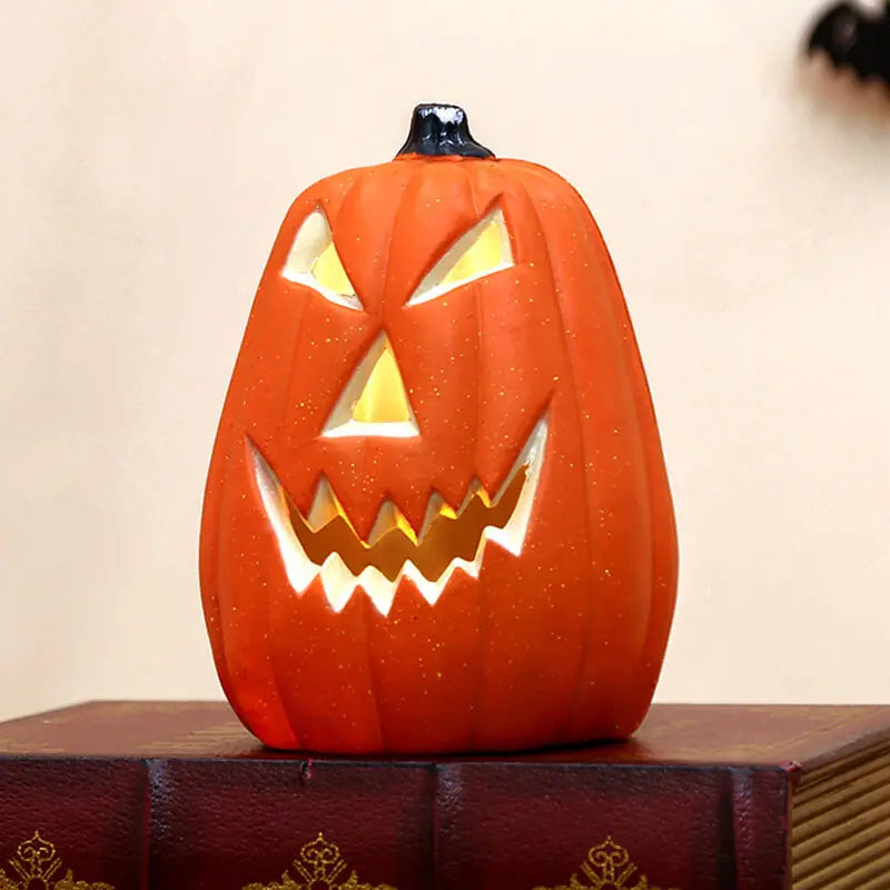 Jack O Lantern Pumpkin Decor Led Light Up Pumpkin Outdoor Decoration Battery-Powered Halloween Pumpkin Lamp Light Up Pumpkin