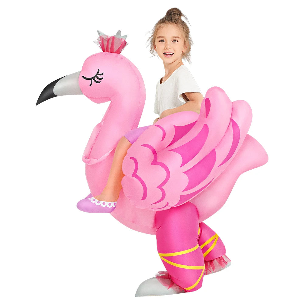 Kids Child Dinosaur Inflatable Costume Anime Purim Halloween Christmas Party Cosplay Costumes Dress Suits for Boys Girls
