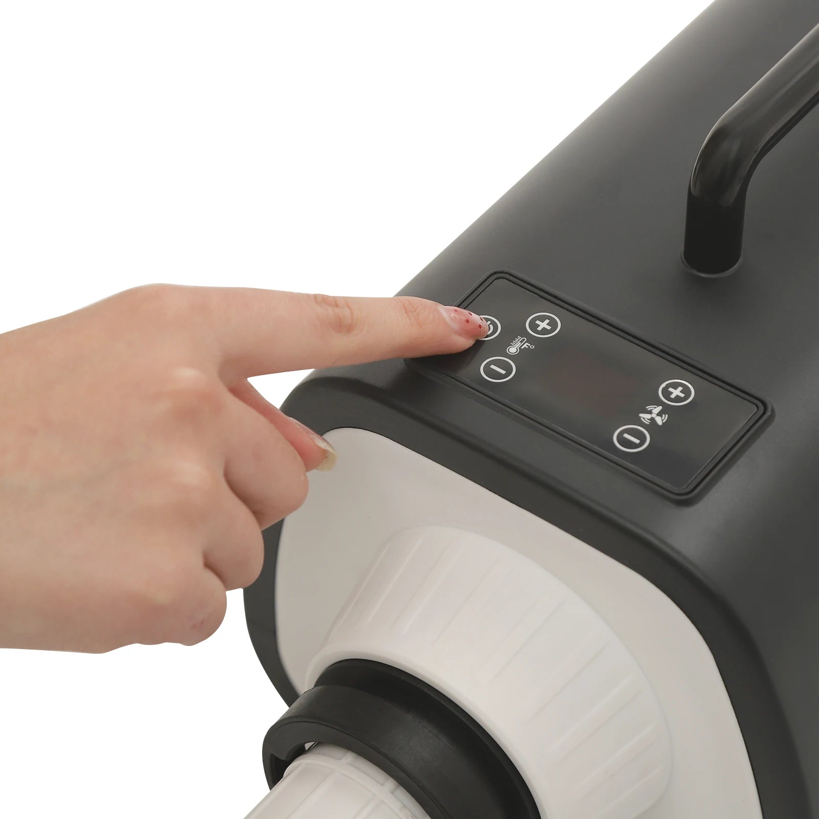 Professional Pet Hair Dryer for Dogs & Cats, 2100W High-Speed Blower, Adjustable Temp & 9 Speed Settings, with LED Display