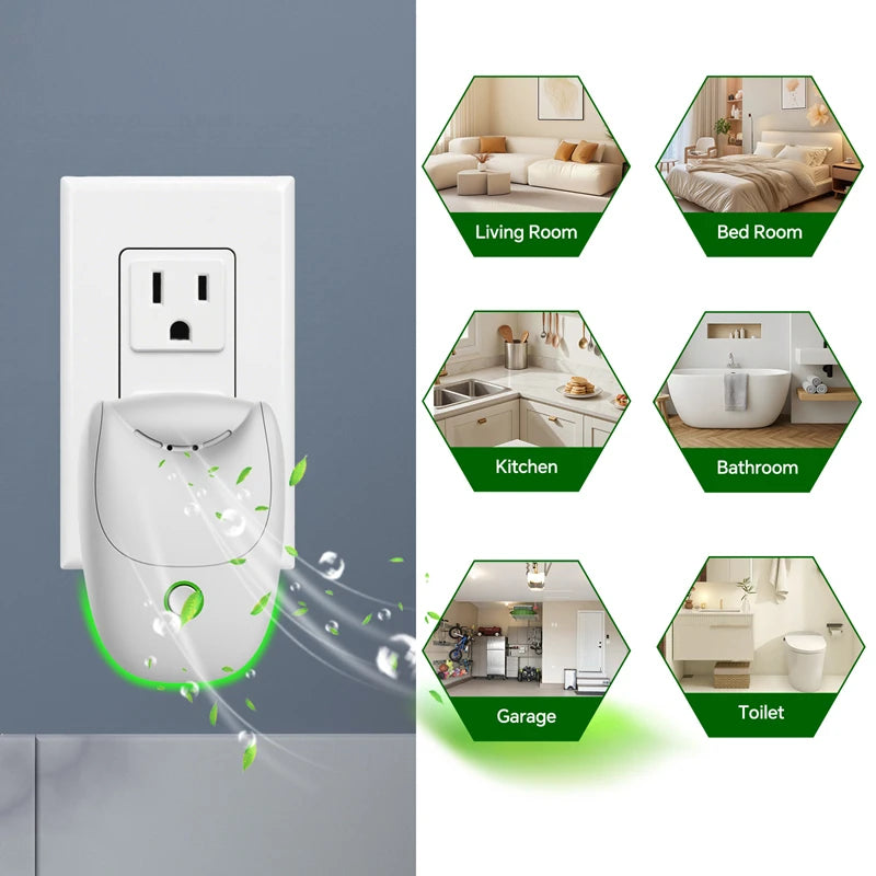 Compact USB Plug Play Negative Ion Air Purifier Intelligent Eliminates Odors Smoke And Formaldehyde Purifies For Room
