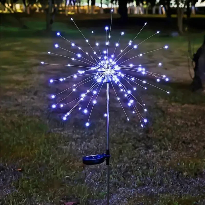 Solar Fireworks Light 90/150 LED Waterproof Garden 8 Modes Fairy String Lamp Christmas Solar Light For Outdoor Holiday Decor