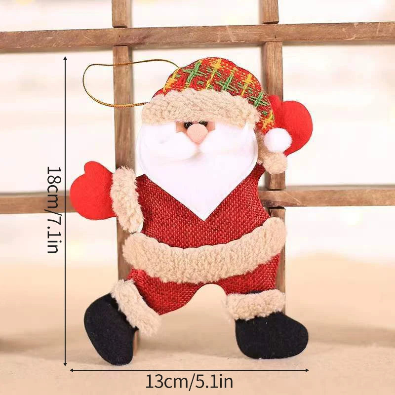 Christmas Decorations Christmas Tree Accessories New Year Kawaii Hanging Pendants Gift Sock Pendant for Navidad Decor