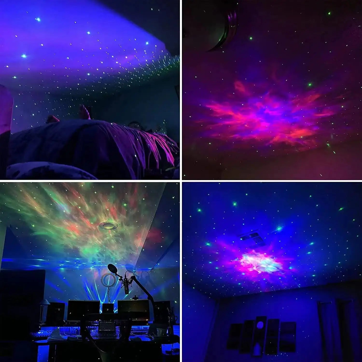 Astronaut Starry Sky Projection Light Full of Stars Ambient Light Spaceman Laser Nebula Water Ripple Bedroom Projection Light