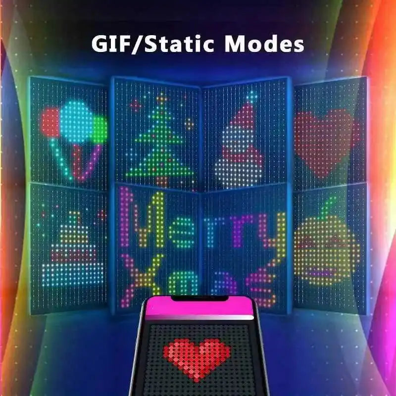 USB DC5V WS2812B Smart Led String Christmas Lights Bluetooth Music App Control RGBIC Curtain LED Addressable Party Decoration